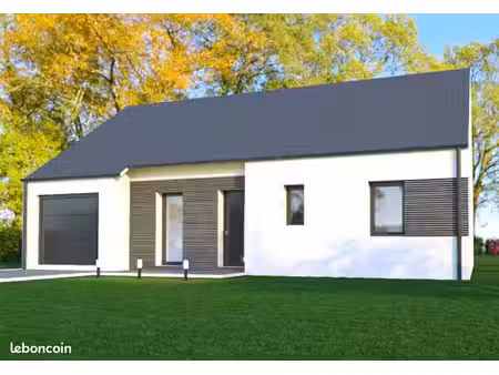 projet de construction d'une maison 74.91 m² avec terrain à plestan (22)