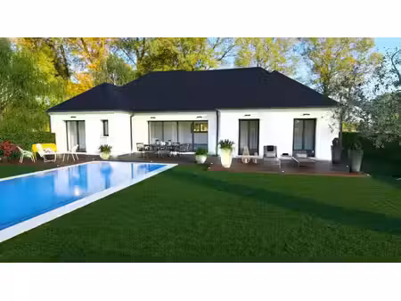 terrain avec maison neuve à vendre