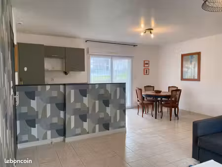 ? plain-pied meublé - 71 m² - proximité bourg