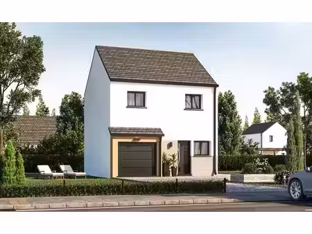 terrain avec maison neuve à vendre