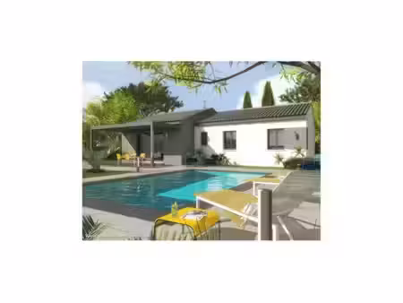 terrain avec maison neuve à vendre