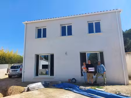 terrain avec maison neuve à vendre