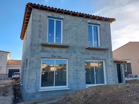 terrain avec maison neuve à vendre