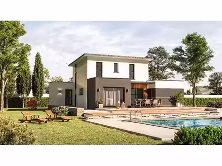 terrain avec maison neuve à vendre