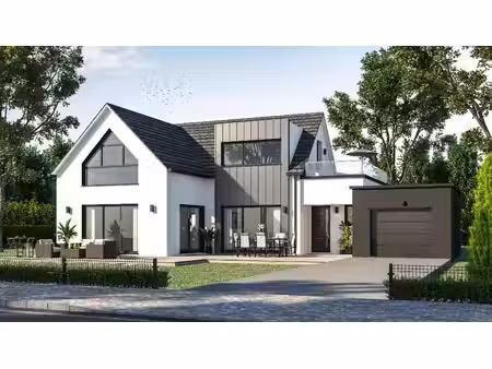 terrain avec maison neuve à vendre