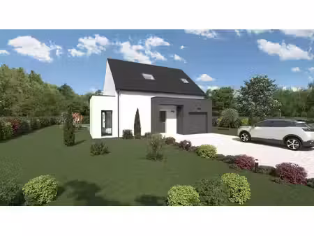 terrain avec maison neuve à vendre