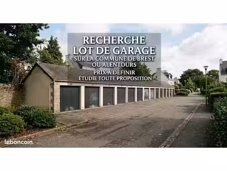 recherche lot de garage