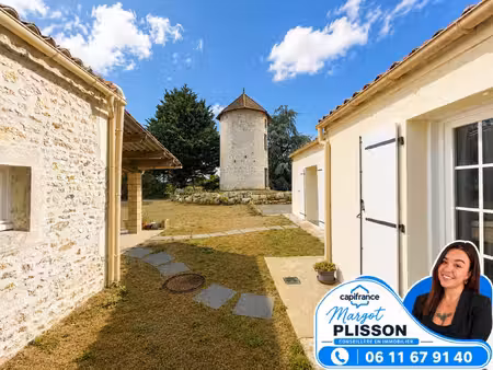 maison entièrement rénovée avec moulin – 3 chambres – dépendance de 116 m² – secteur très 