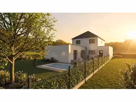terrain avec maison neuve à vendre