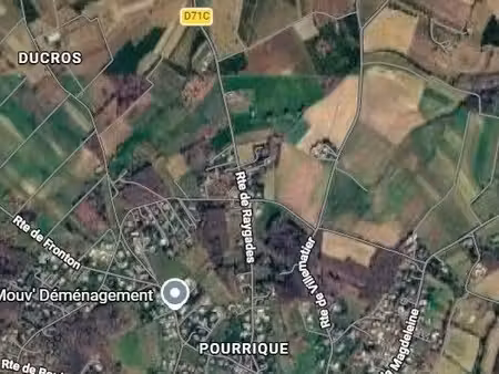 vends parcelle boisé classé ebc 17996 m2 à vacquiers (31340)