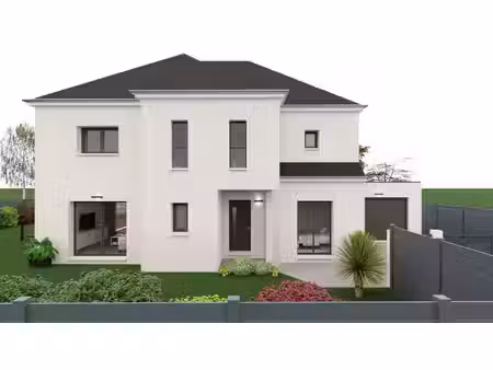terrain avec maison neuve à vendre