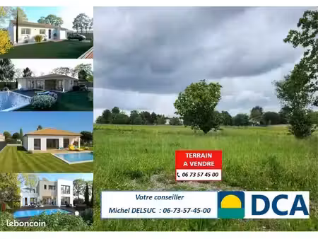 terrain 1 100 m² gradignan