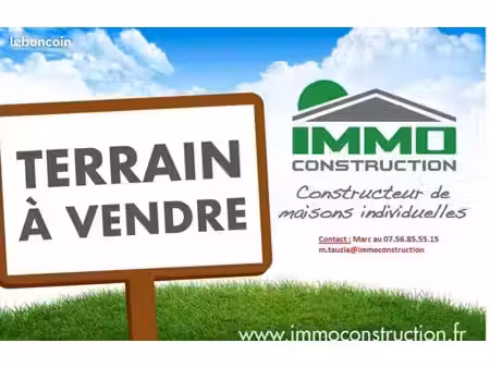 terrain 600 m² margaux
