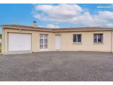 maison familiale 83 m² – 3 chambres – terrain 460 m² – garage – listrac-médoc