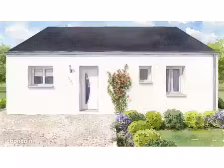 projet de construction d'une maison 70 m² avec terrain à longaulnay (35)