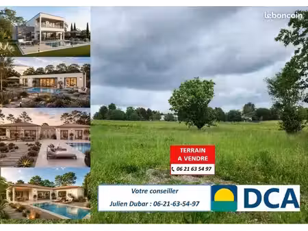 terrain 1 000 m² pessac