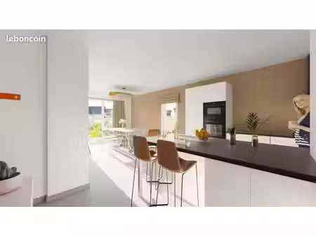 projet de construction d'une maison 76 m² avec terrain à saint-aubin-du-pavail (35)