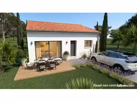 maison neuve 83 m² à nissan-lez-enserune : 3 chambres  terrain 300 m²