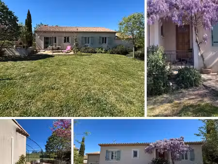 maison individuelle avec vue imprenable sur le pic saint-loup