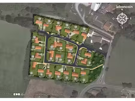 terrain 522 m² seyresse