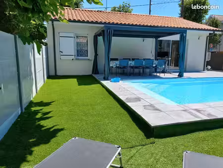 location maison 8 pers climatisée piscine chauffée chien ok