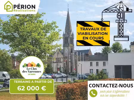 ?viabilisation en cours / ? terrains à bâtir à partir de 62 000