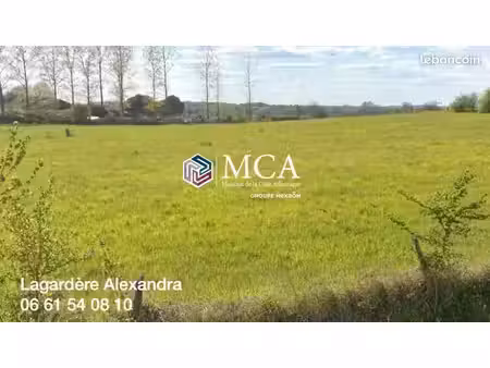 terrain 1 500 m² lavergne