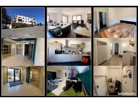t3 récent avec jardin  terrasse  parking et garage – résidence sécurisée – andrézieux-bout
