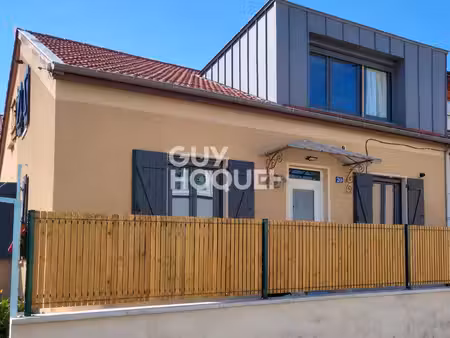 oullins : maison 3 pièces (70 m²) avec jardin  cave et garage