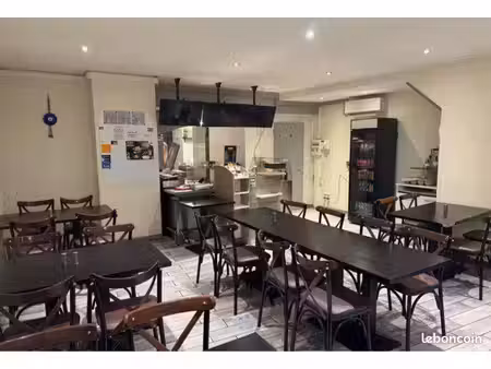 fond de commerce fast foot restaurant kebab pizza burger