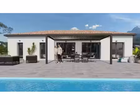 terrain avec maison neuve à vendre