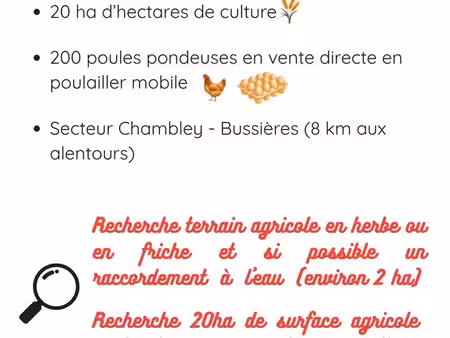 recherche terrain en herbe ou friche