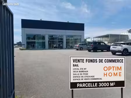 fonds de commerce services 516 m²