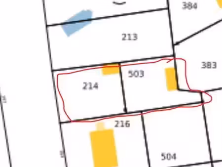 terrain constructible 720m2