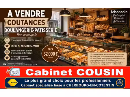 fonds de commerce boulangerie coutances