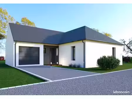projet de construction d'une maison 95.89 m² avec terrain à pontivy (56)