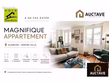 appartement 3 pièces 84 m²