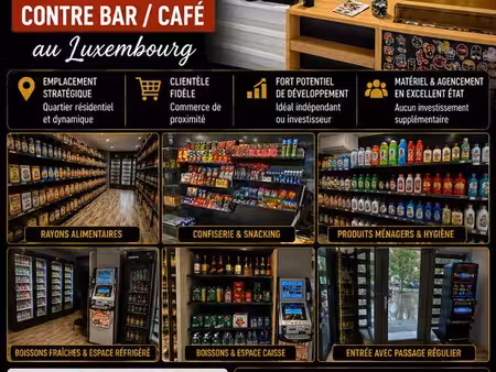 vente commerce épicerie luxembourg ville