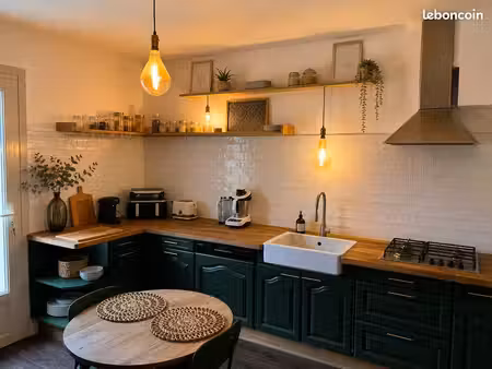 maison individuelle avec jardin - 3 chambres  100m2