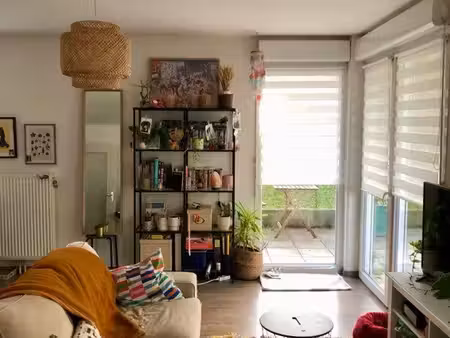 appartement t2 à wambrechies exposé sud avec terrasse privative de 20m2