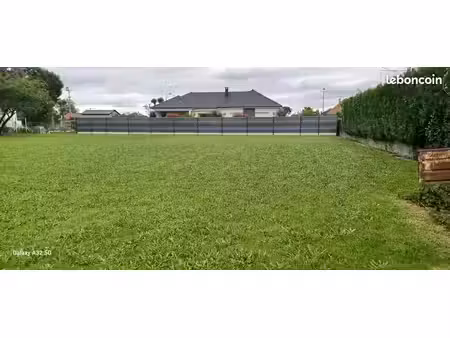 a vendre terrain constructible viabilise pour maison individuel