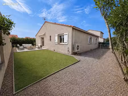 villa plain pied 111 m² sur 397 m² terrain calme dpe c