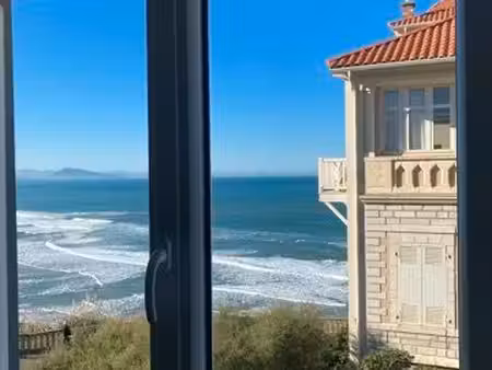 t3 biarritz – côte des basques – vue mer – accès plage 100 marches – bail étudiant sept. 2