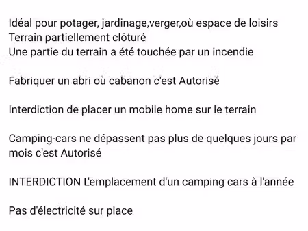 loue terrain loisirs