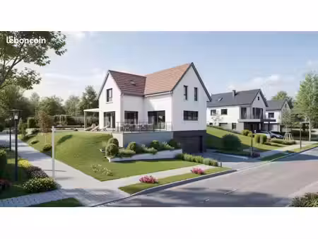 maison de plain-pied 130 m2 4 chambres - schoenenbourg