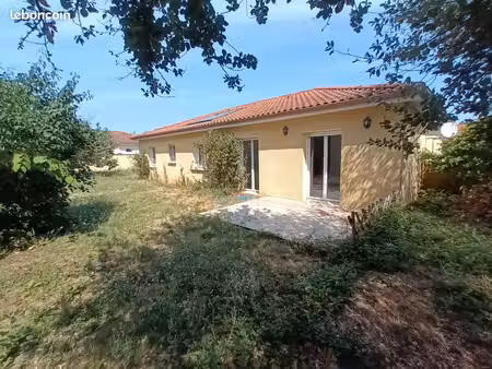 sympathique maison de plain-pied - 4 chambres - terrain de 600m2