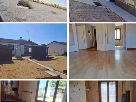 maison de plain-pied 86 m² - 4 chambres -terrain clos de 539 m²