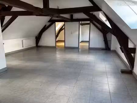 magnifique appartement loft en comble dans le cœur du centre d ecommoy
