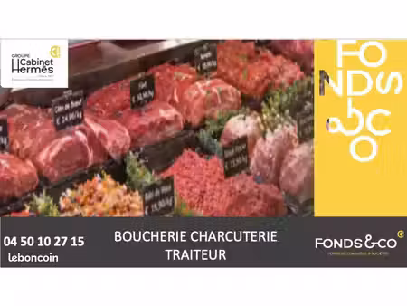 fonds de commerce boucherie 135 m²