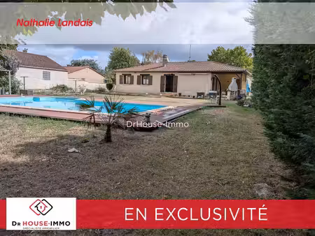 charmante maison t4 de 95m² avec jardin  piscine et garage à bergerac